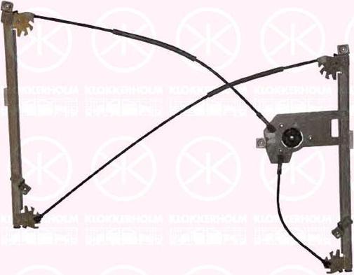 KLOKKERHOLM 60331103 подъемное устройство для окон на RENAULT CLIO III (BR0/1, CR0/1)