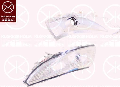 KLOKKERHOLM 60341055 фонарь указателя поворота на RENAULT CAPTUR