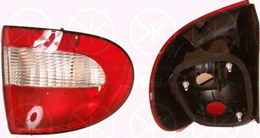 KLOKKERHOLM 60370716 задний фонарь на RENAULT MEGANE I (BA0/1_)