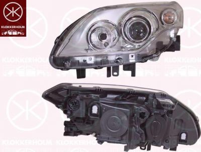 KLOKKERHOLM 60560143A1 основная фара на RENAULT LAGUNA III (BT0/1)