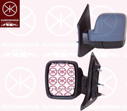 KLOKKERHOLM 60631013 наружное зеркало на OPEL VIVARO Combi