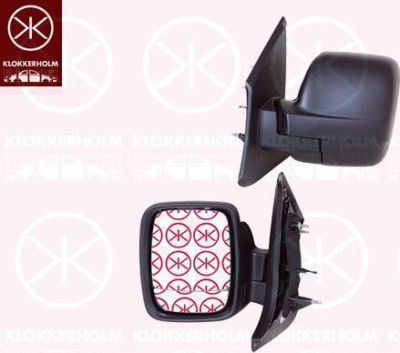KLOKKERHOLM 60631041 наружное зеркало на OPEL VIVARO Combi