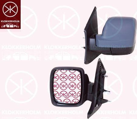 KLOKKERHOLM 60631043 наружное зеркало на OPEL VIVARO Combi