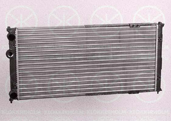 KLOKKERHOLM 6607302156 радиатор, охлаждение двигателя на VW POLO Variant (6KV5)