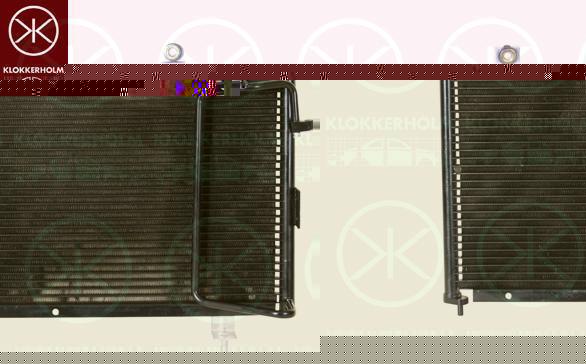 KLOKKERHOLM 6811305067 конденсатор, кондиционер на SUZUKI SWIFT II седан (AH, AJ)
