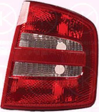 KLOKKERHOLM 75140724 задний фонарь на SKODA FABIA Combi (6Y5)