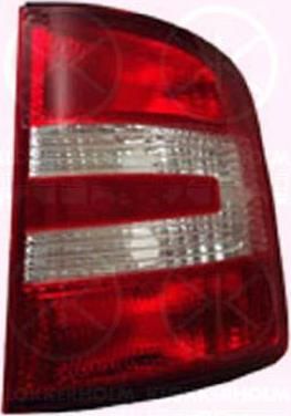 KLOKKERHOLM 75140725 задний фонарь на SKODA FABIA Combi (6Y5)