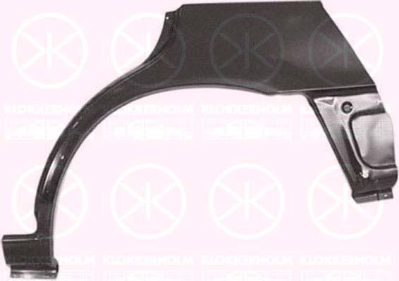 KLOKKERHOLM 8113582 боковина на TOYOTA COROLLA Liftback (_E10_)