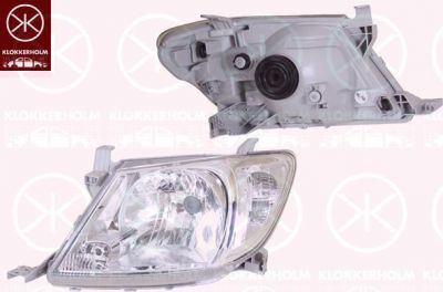 KLOKKERHOLM 81270147 основная фара на TOYOTA HILUX III пикап (KUN_, TGN_, LAN_, GGN_)