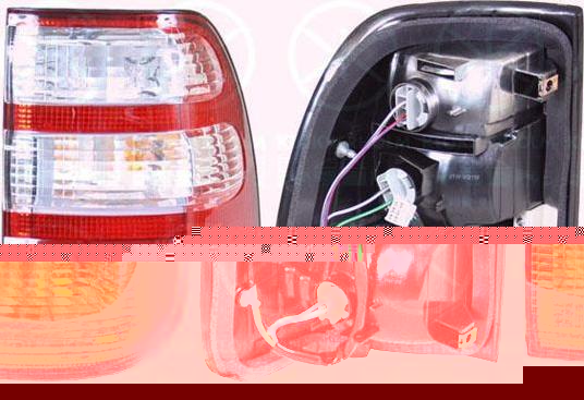 KLOKKERHOLM 81360704 задний фонарь на TOYOTA LAND CRUISER 100 (FZJ1_, UZJ1_)