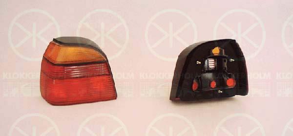 KLOKKERHOLM 95220712 задний фонарь на VW GOLF III (1H1)