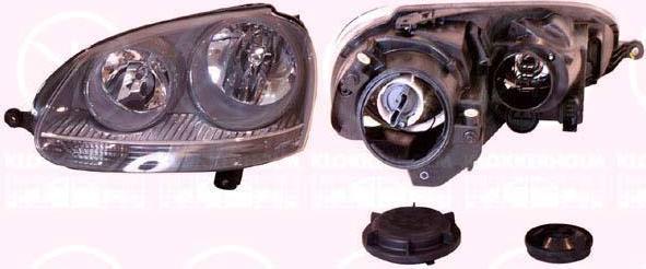KLOKKERHOLM 95240124A1 основная фара на VW GOLF V (1K1)