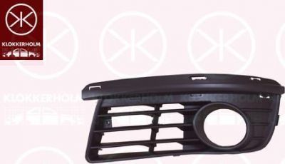 KLOKKERHOLM 9544913 Ventilation Grille bumper Black Left Front with hole(s)
