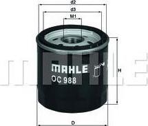 Knecht OC988 Фильтр масляный TOYOTA 1.4-3.4 82-