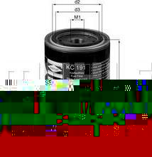 Knecht/Mahle KC 191 топливный фильтр на INTERNATIONAL HARV. Maxxum