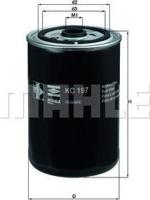 Knecht/Mahle KC 197 топливный фильтр на RENAULT TRUCKS Premium