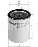 Knecht/Mahle KC 384D топливный фильтр на VOLVO FL II