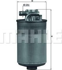 KNECHT/MAHLE Фильтр топливный AD A4/A6 VW B5 дизель 6cyl (057127435D, KL154)