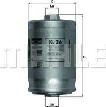 KNECHT/MAHLE Фильтр топливный MB 