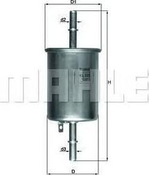 KNECHT/MAHLE Фильтр топливный CHEVROLET Lacetti / Epica (25121074, KL573)