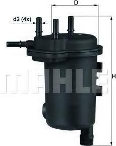 KNECHT/MAHLE Фильтр топливный (KL632D)