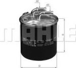 KNECHT/MAHLE Фильтр топливный MB (A6420920201, KL723D)