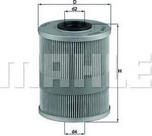KNECHT/MAHLE Фильтр топливный OPEL AstG/OmB/VecB 1.7-2.0td (818531, KX78D)