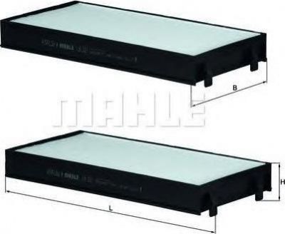 KNECHT/MAHLE Фильтр салонный (комп. 2шт) X5(E70) X6(E71) (64316945585, LA221/S)