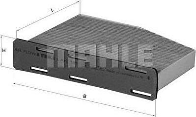 KNECHT/MAHLE Фильтр салонный (угольный) VW Golf /Touran/B6 SKODA Octavia/SUP (1K0819644B, LAK181)