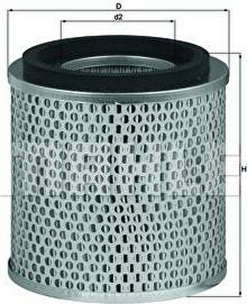 Knecht/Mahle LX 1077 воздушный фильтр на OPEL CAMPO (TF_)