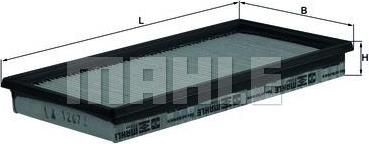 Knecht/Mahle LX 1267 воздушный фильтр на FORD FOCUS (DAW, DBW)