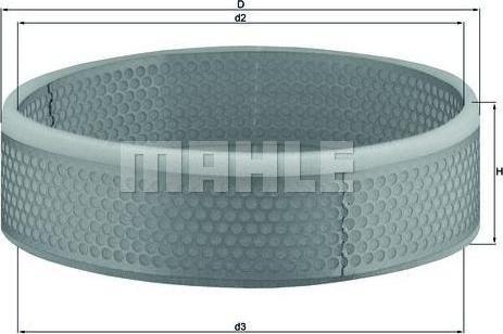 Knecht/Mahle LX 135 воздушный фильтр на PEUGEOT 305 I Break (581D)