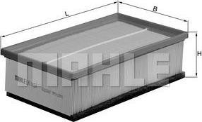 Knecht/Mahle LX 1497 воздушный фильтр на PEUGEOT 5008