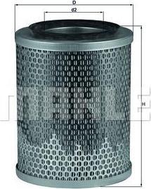 Knecht/Mahle LX 196 воздушный фильтр на DEUTZ-FAHR D06