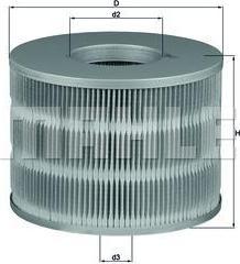 Knecht/Mahle LX 2028 воздушный фильтр на TOYOTA HILUX II пикап (LN8_, RN5_, LN6_, YN6_, YN5_, LN5_, RN6_)