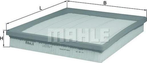 Knecht/Mahle LX 2076/1 воздушный фильтр на ALPINA B4 кабрио (F33)