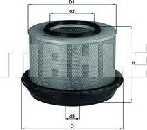 Knecht/Mahle LX 268 воздушный фильтр на MERCEDES-BENZ O 305
