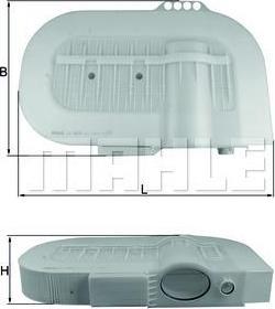 Knecht/Mahle LX 2810 воздушный фильтр на MAN TGL