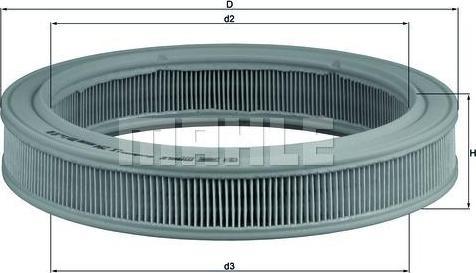 Knecht/Mahle LX 294 воздушный фильтр на FORD SCORPIO I (GAE, GGE)