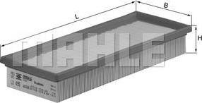 Knecht/Mahle LX 495 воздушный фильтр на FIAT ELBA (146_)