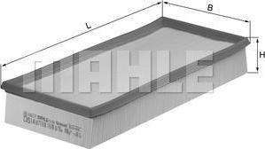 Knecht/Mahle LX 514 воздушный фильтр на MITSUBISHI CARISMA седан (DA_)