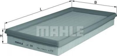 Knecht/Mahle LX 59 воздушный фильтр на VOLVO 240 Kombi (P245)