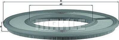 Knecht/Mahle LX 66 воздушный фильтр на MERCEDES-BENZ седан (W123)