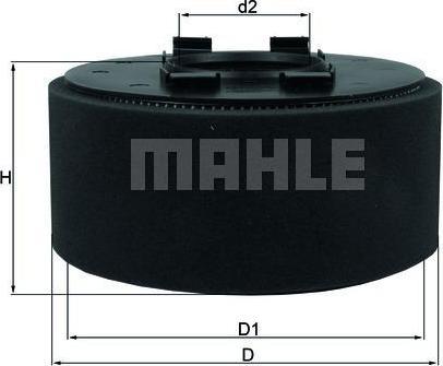 Knecht/Mahle LX 870 воздушный фильтр на 3 купе (E46)