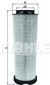 Knecht/Mahle LX 943 воздушный фильтр на MERCEDES-BENZ C-CLASS купе (CL203)