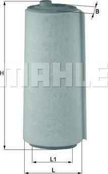 KNECHT/MAHLE Фильтр воздушный 1.8D/2.0D (13712246997, LX823)
