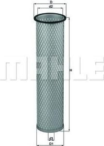 Knecht/Mahle LXS 214 фильтр добавочного воздуха на INTERNATIONAL HARV. Maxxum