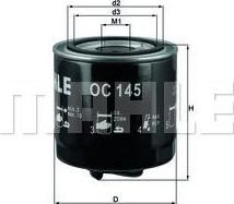 Knecht/Mahle OC 145 масляный фильтр на VW CADDY II пикап (9U7)