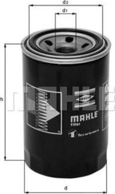 KNECHT/MAHLE Фильтр масляный NISSAN Alm/Pri 2.0d (1520820N00, OC273)