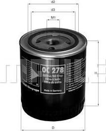KNECHT/MAHLE Фильтр масляный OPEL OmA/FronA 2.3TD (650385, OC278)